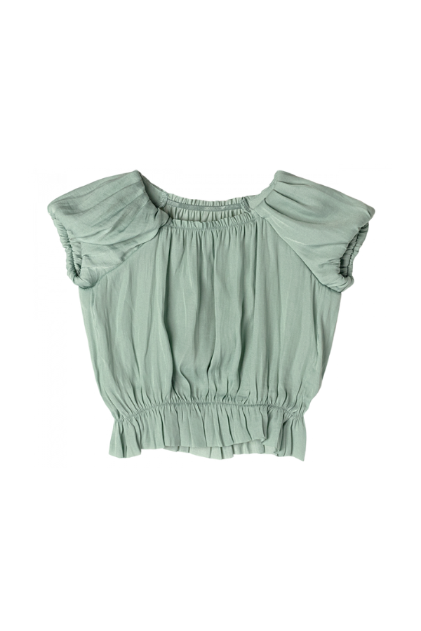 Princess Blouse in Mint: Dress Your Little One in Royal Fashion