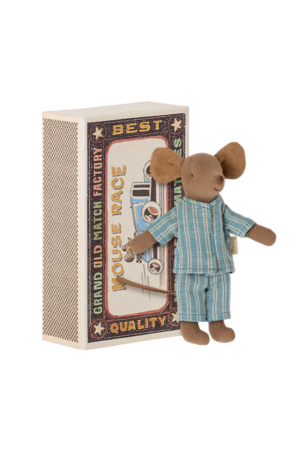 Maileg Big Brother Mouse in Box - Charming Dollhouse Toy