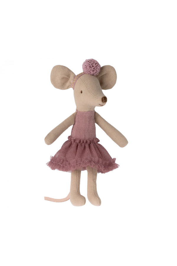 Heather Big Sister Ballerina Mouse - Maileg Dollhouse Decor