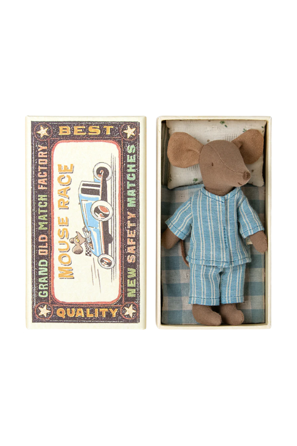 Maileg Big Brother Mouse in Box - Charming Dollhouse Toy