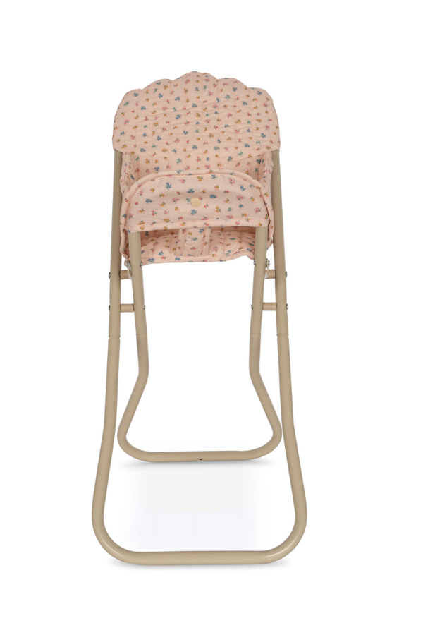 Konges Slojd Doll High Chair - Bloomie Blush: Stylish Doll Dining