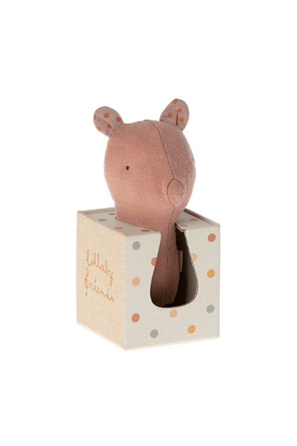 Piggy Lullaby Friend Rattles - Cute Maileg Baby Toys