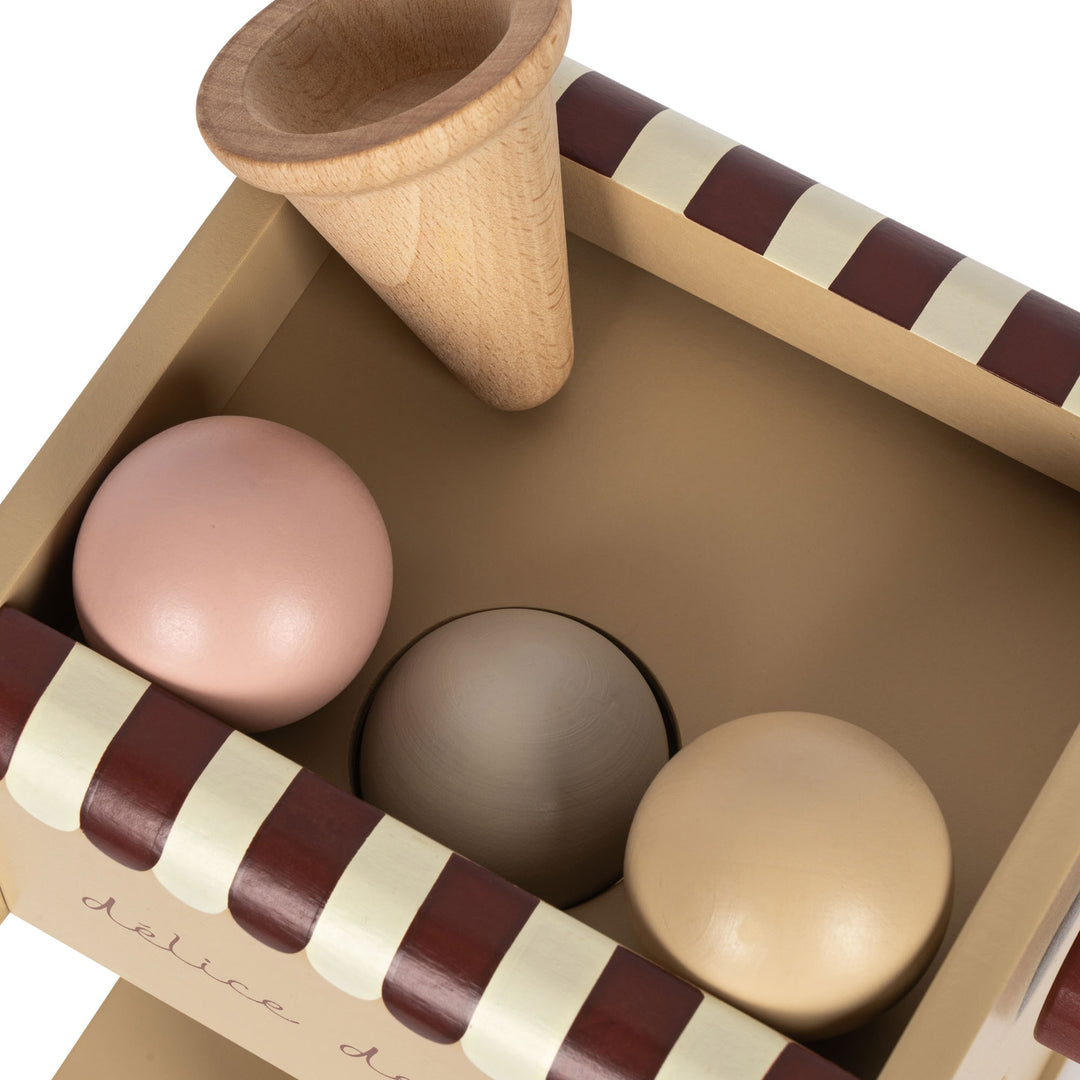 Wooden Ice Cream Maker: Creative Dessert Toy