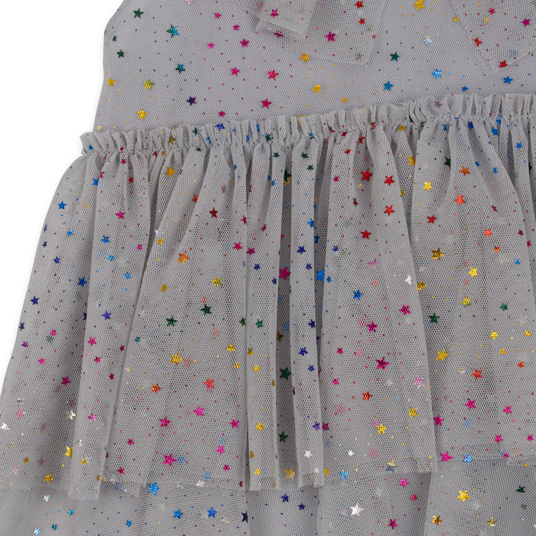 Sleeveless Fairy Dress - Nuit Etoile: Whimsical Elegance