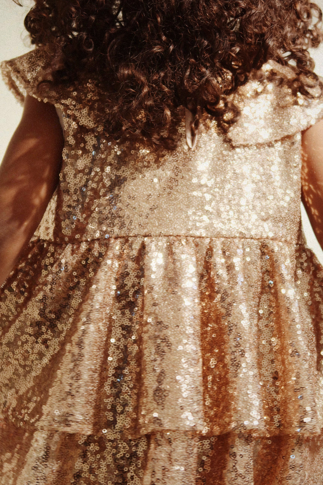Starla Sequin Dress - Gold Blush: Shimmering Special Occasion Attire
