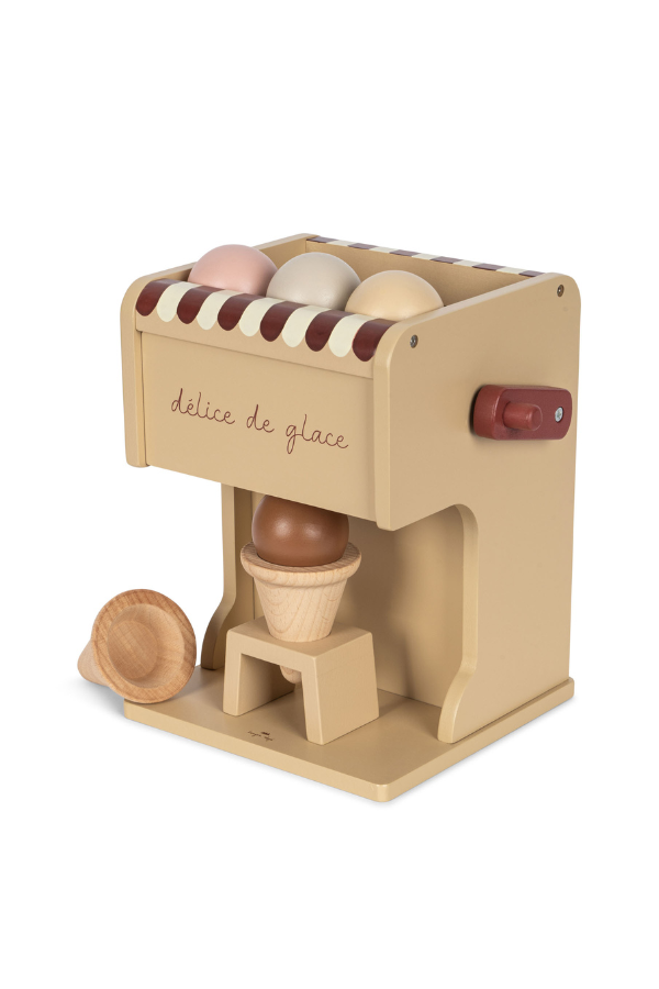 Wooden Ice Cream Maker: Creative Dessert Toy