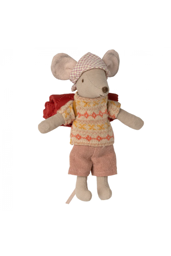 Maileg Hiker Mouse Big Sister - New 2023 Version