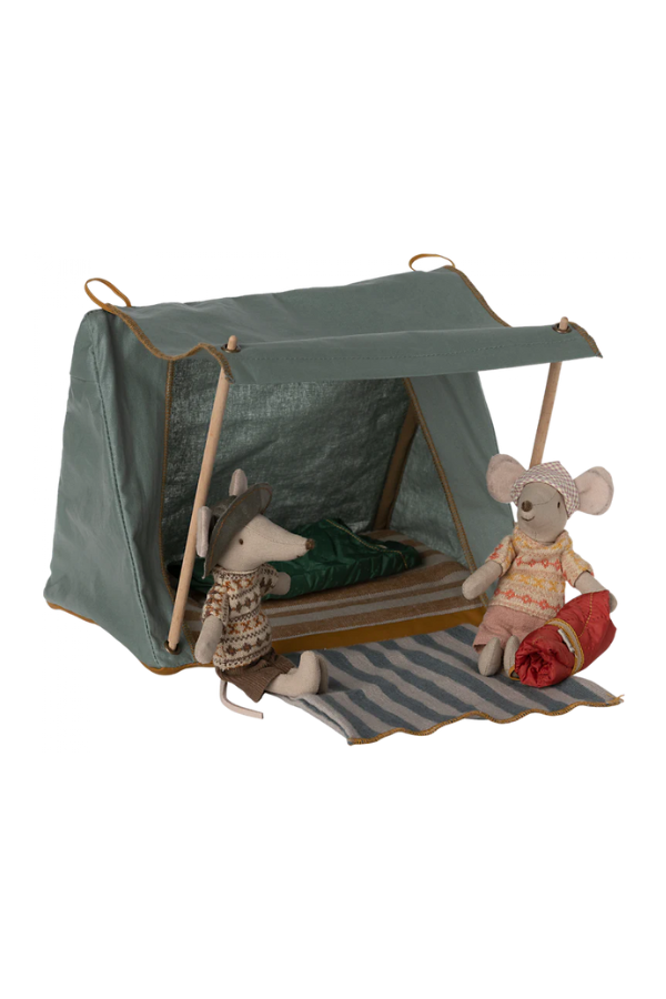 Maileg Mouse Happy Camper Tent - Charming Dollhouse Accessory