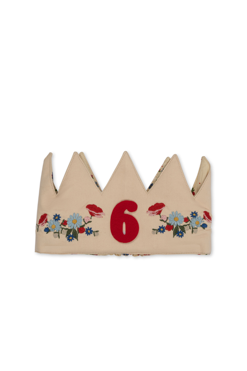 Konges Slojd Fabric Birthday Crown: Regal Celebration