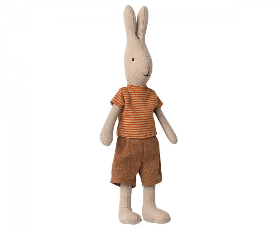 Adorable Doll Outfit: Classic T-shirt & Shorts for Rabbit Size 1