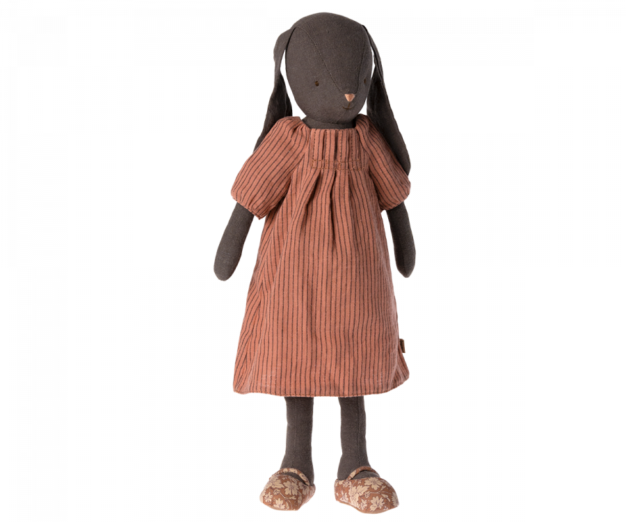 Earth Bunny Size 3 in Dress - Charming Maileg Doll for Play