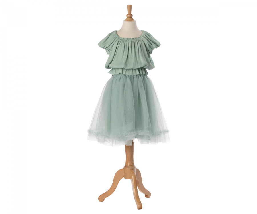Mint Princess Tulle Skirt: Royal Fashion Charm