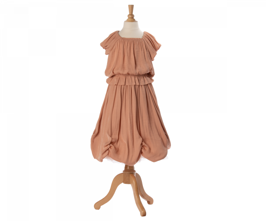 Princess Skirt in Melon: Dress Your Little One in Royal Elegance