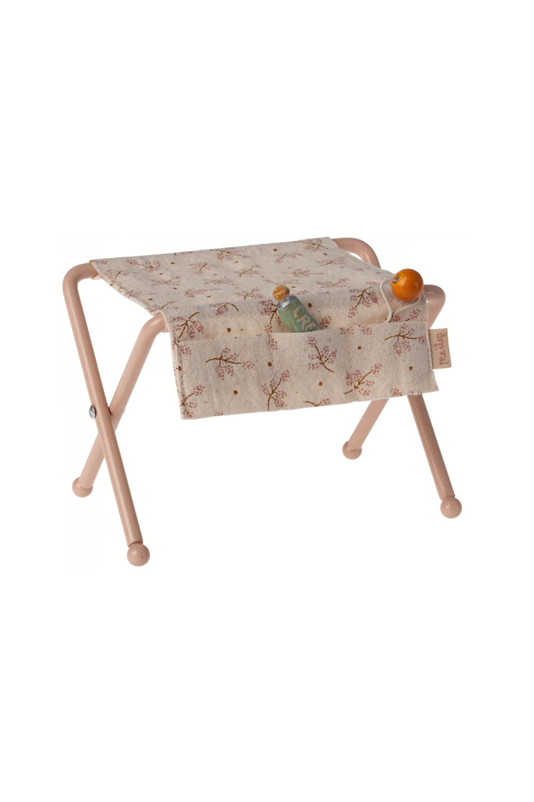 Maileg Nursery Table, Baby Mouse - Rose: Dollhouse Essential