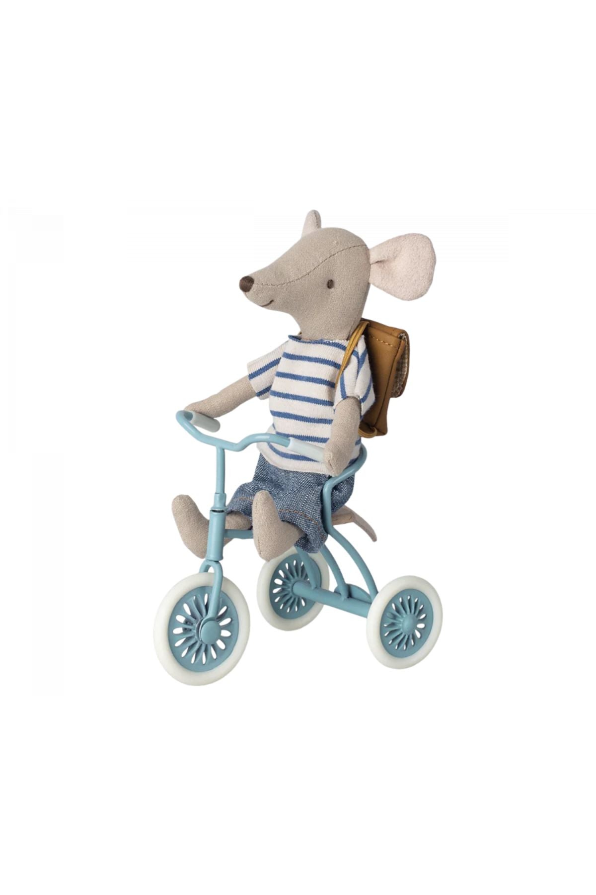 Maileg Abri a Tricycle - Petrol Blue (Mouse Size) Dollhouse Toy