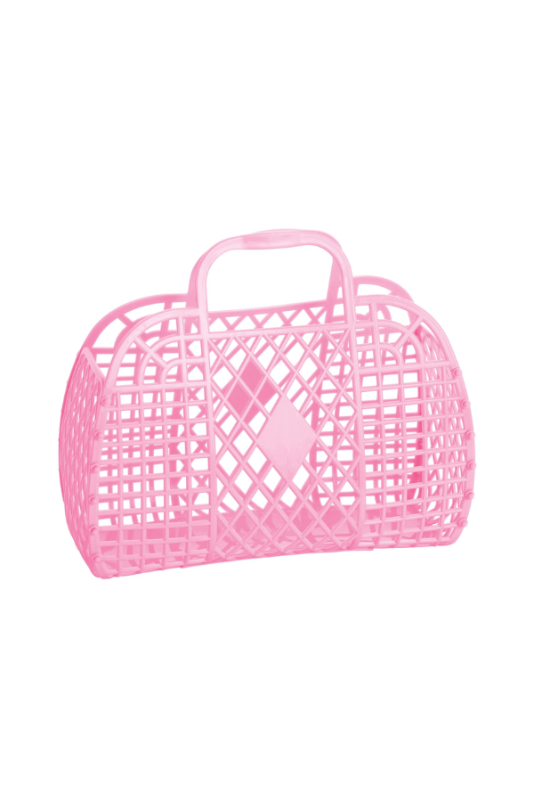 Sun Jellies Retro Jelly Basket Bubblegum Pink Allen Rose