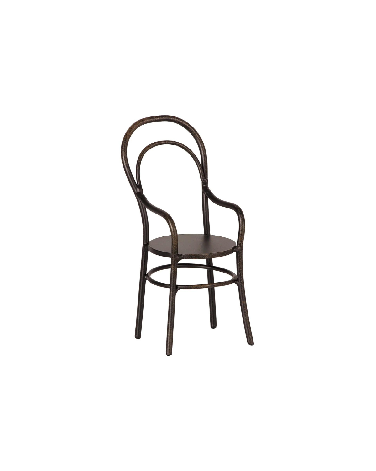 Black Maileg Armrest Chair - Charming Dollhouse Furniture
