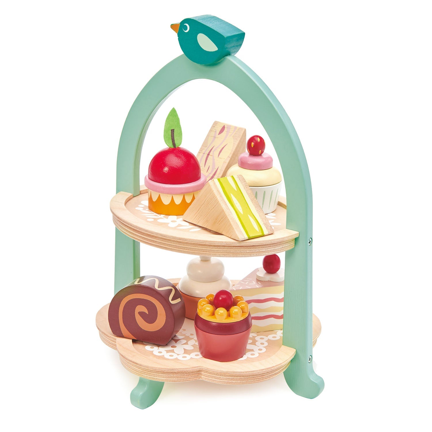 Tender Leaf Toys Birdie Afternoon Tea Stand Tender Leaf Toys Birdie Afternoon Tea Stand