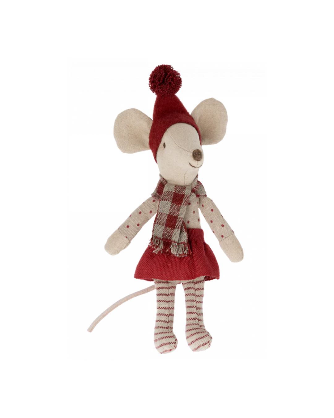 Maileg Christmas Big Sister Mouse - Festive Dollhouse Decor