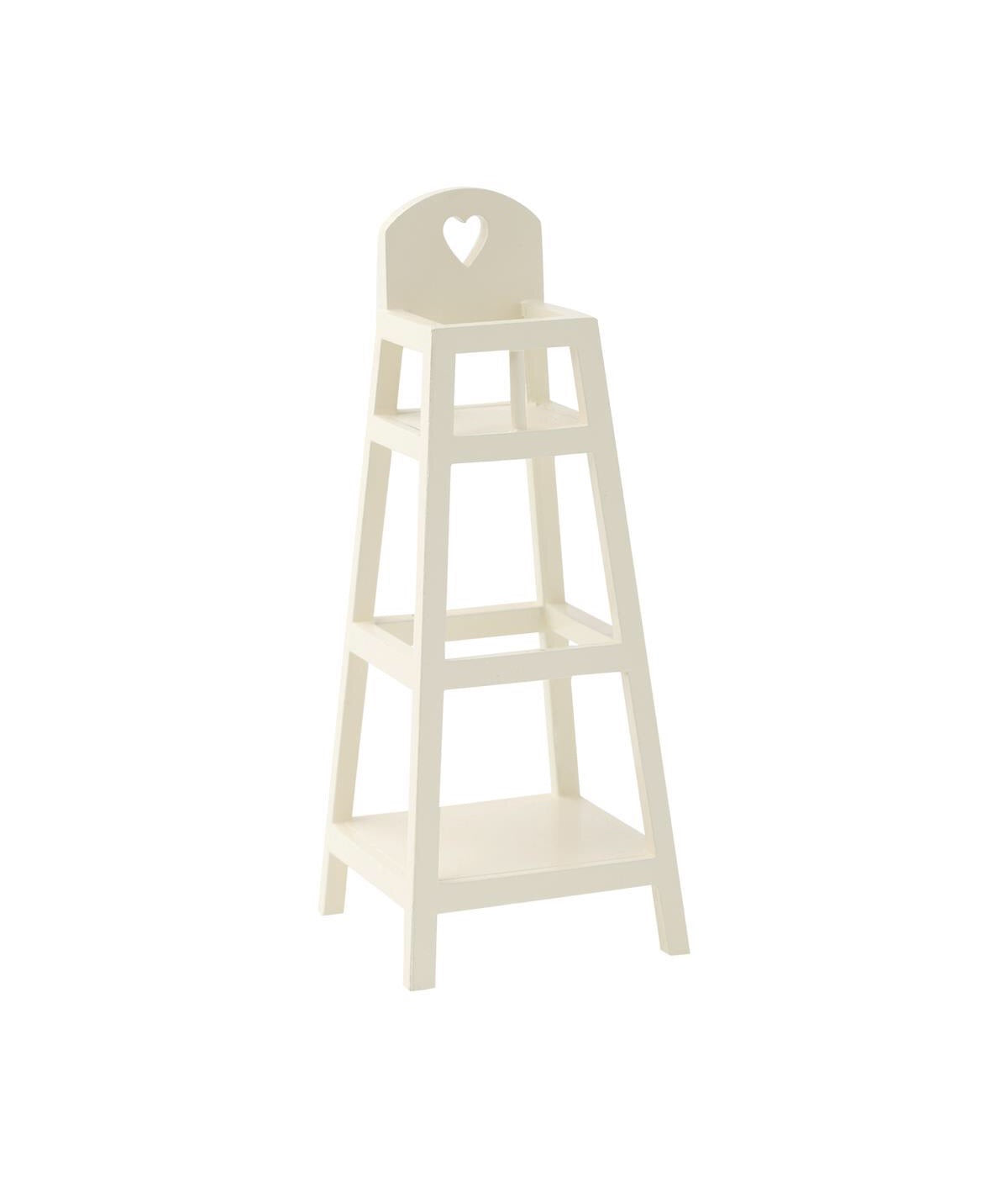 Maileg My High Chair - White: Dollhouse Furniture
