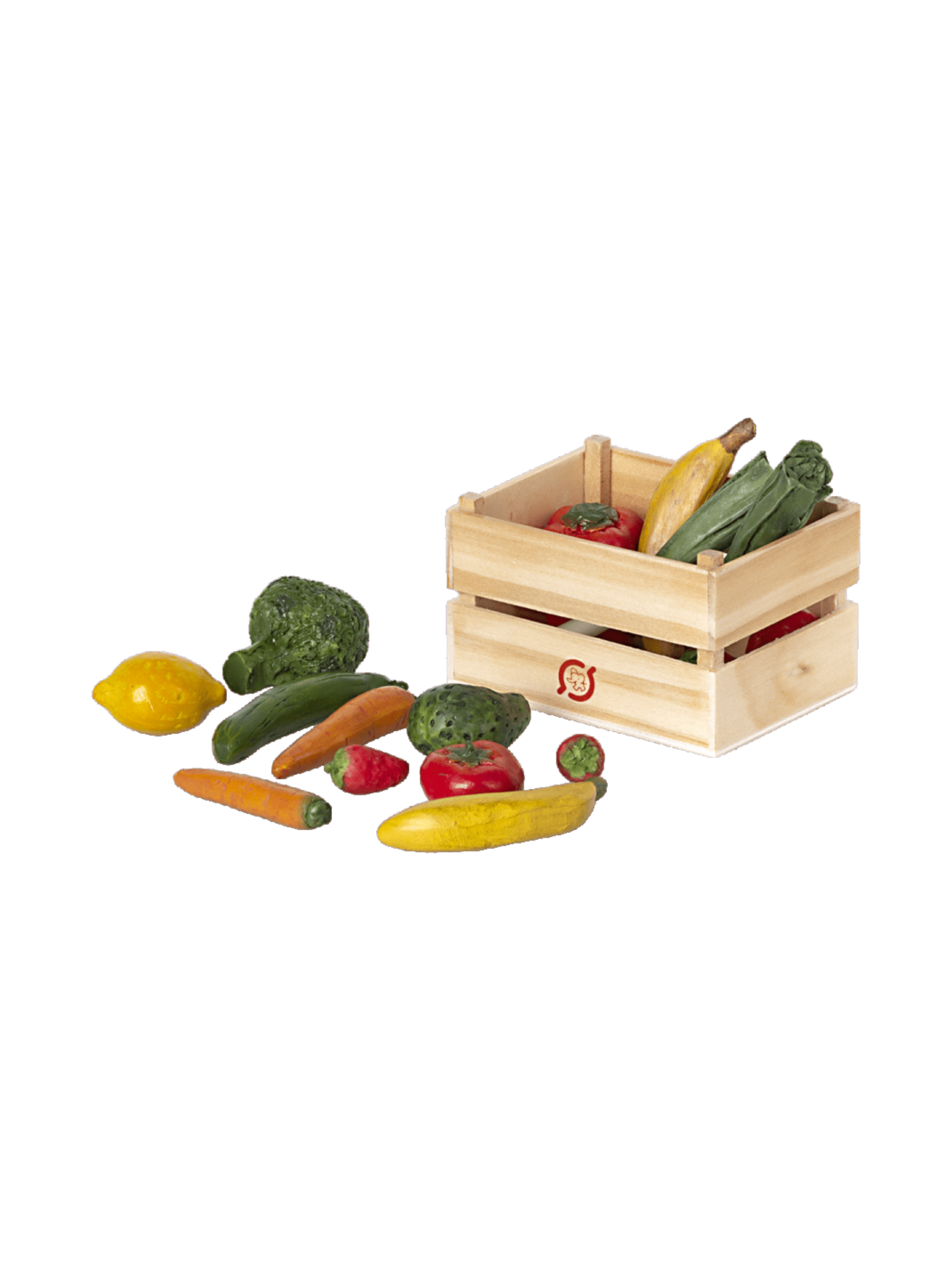 Maileg Miniature Fruits and Veggies: Dollhouse Kitchen Delight