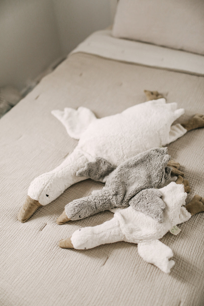 Cuddly Animals - Small Gray Goose - Organic Cotton and Lambs Wool - Se —  Oak & Ever