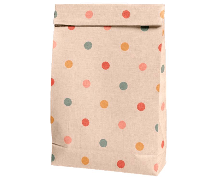 Multi Dot Gift Bags - Pack of 50 Maileg Party Supplies