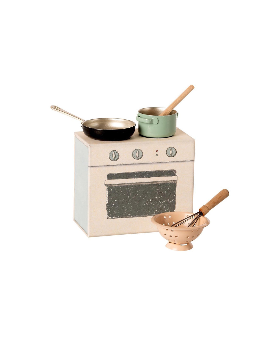 Miniature Maileg Cooking Set - Charming Dollhouse Accessories