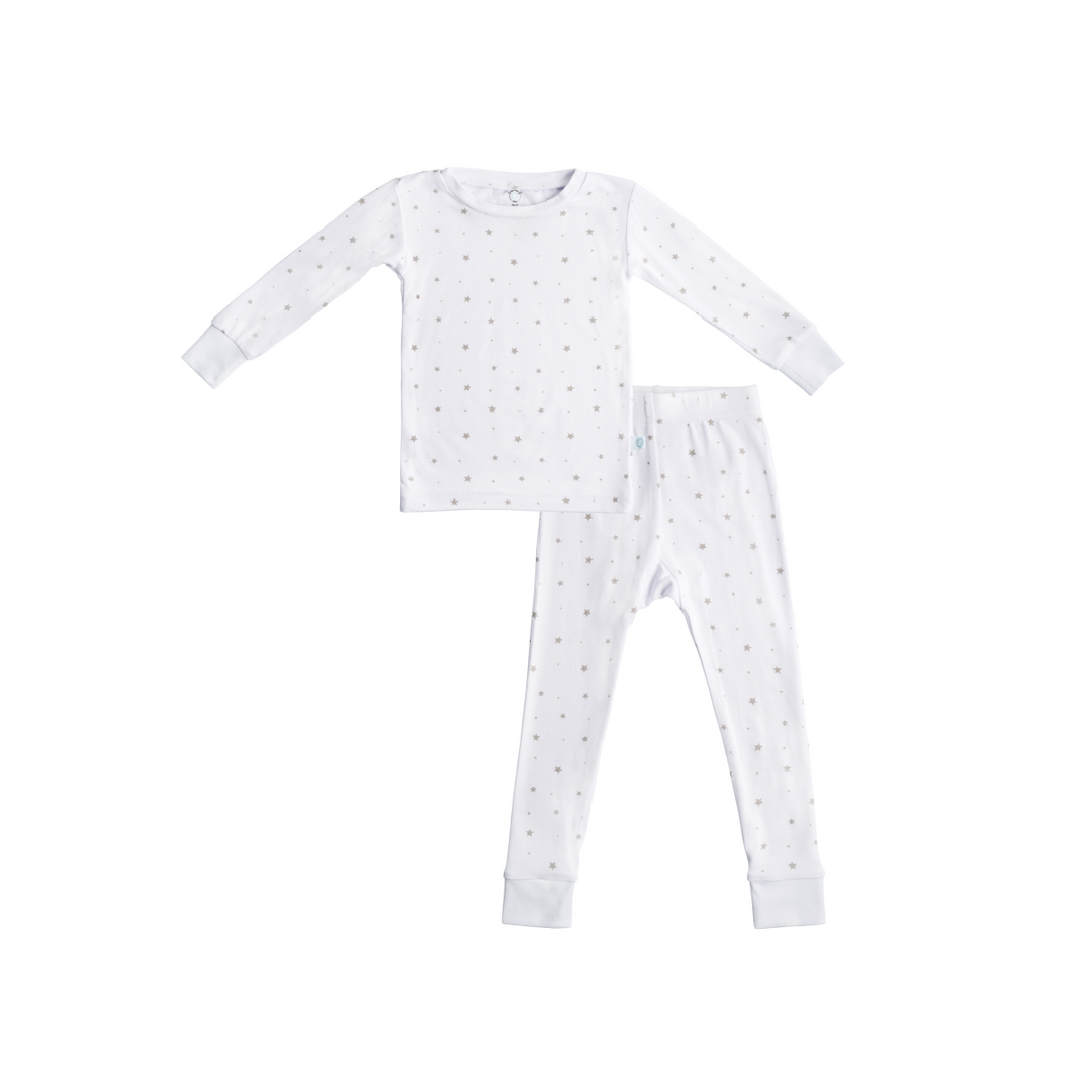 Toddler/Kids Bamboo Pajamas - Grey Star