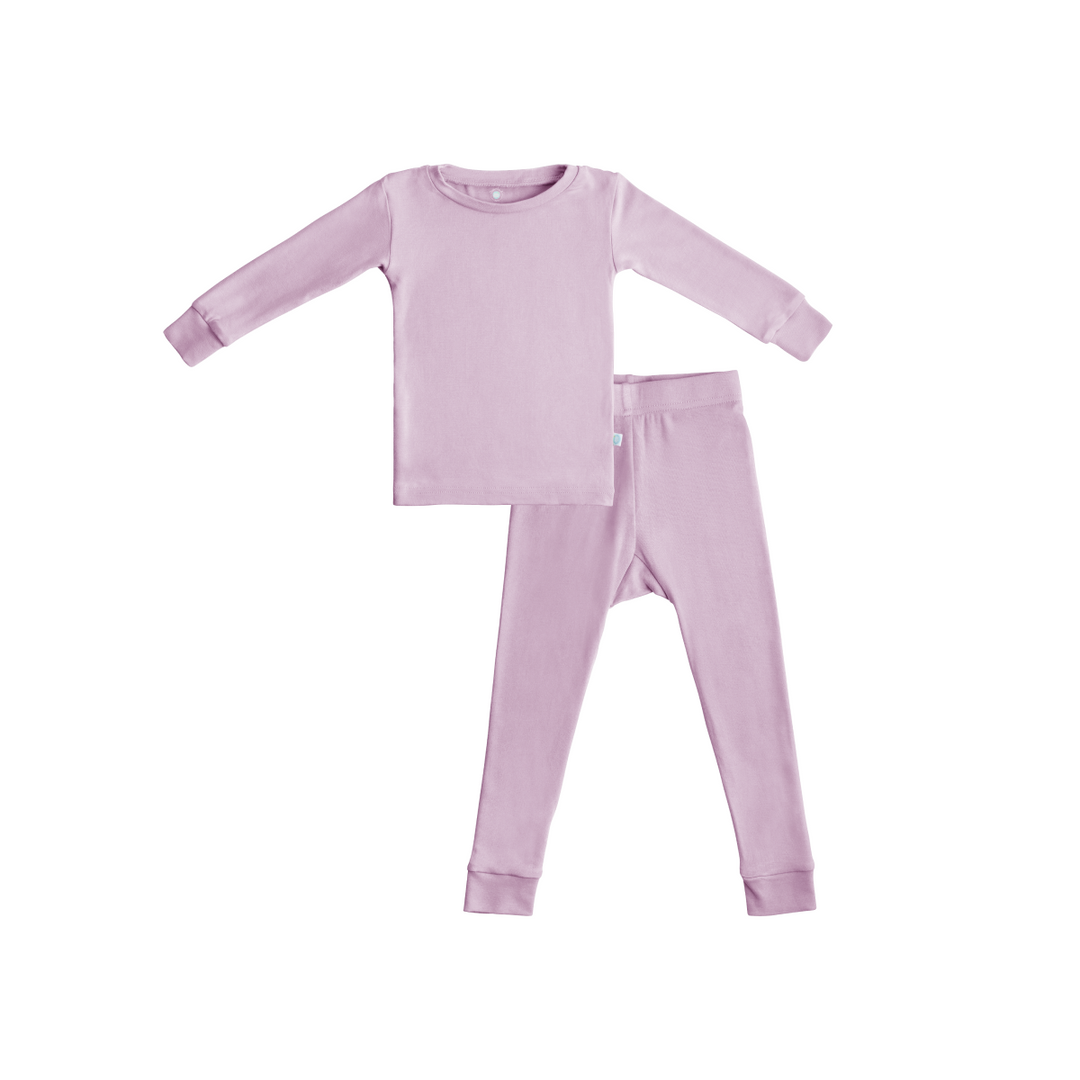 Toddler/Kids Bamboo Pajamas - Blush