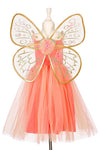 Joanna Fairy Costume–Dress and Wings Set (orange)-Role-Play for Children(3 sizes)