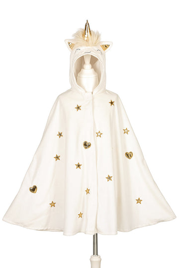 Unicorn Costume Cape for Kids (off white) - Carnival & Festive Use
