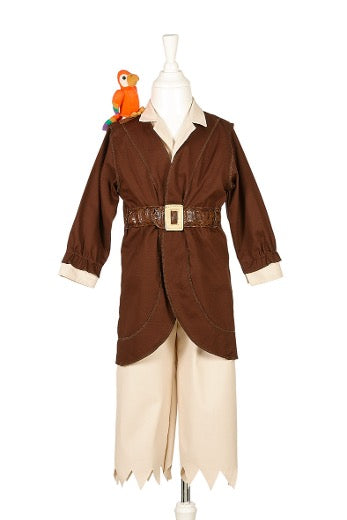 Christophe Pirate Costume Set for Children-Includes Accessories for Role-Play & Entertainment(2 sizes)