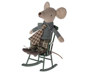 Rocking Chair, Mouse - Dark Green