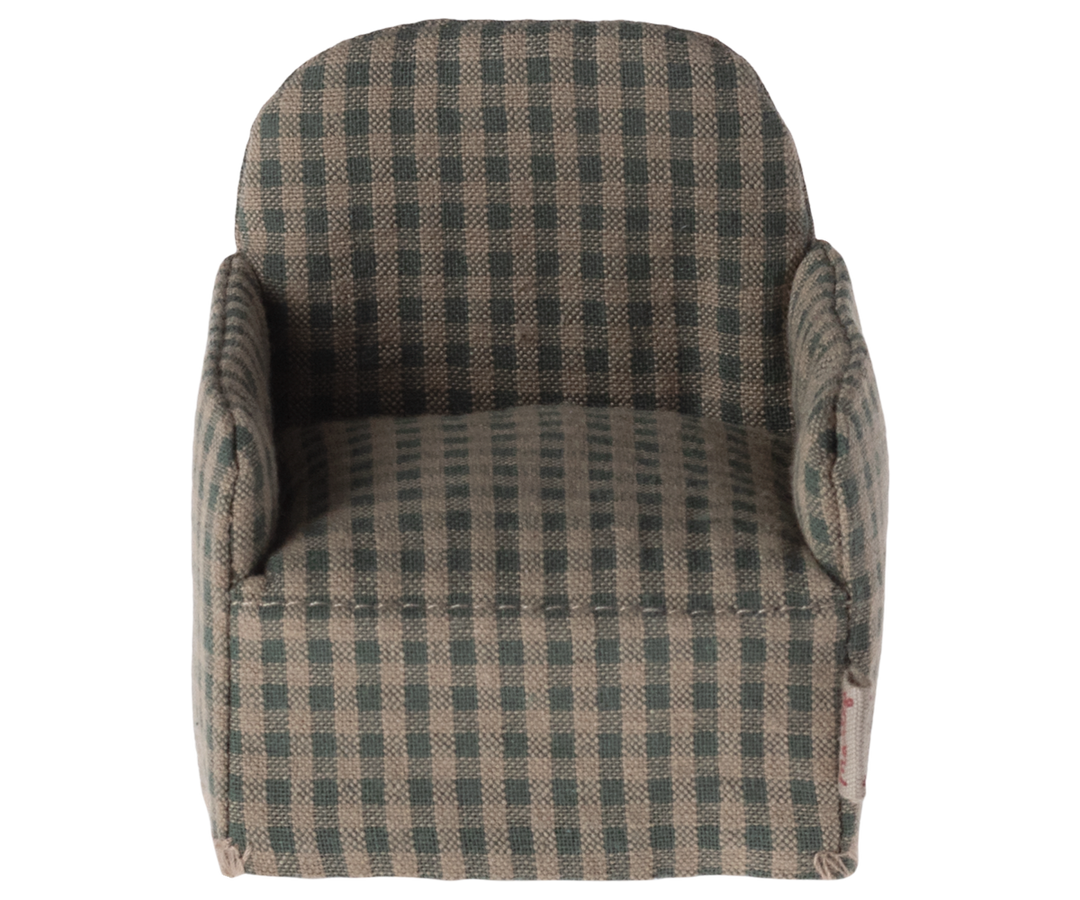 Chair, Mouse - Green checker