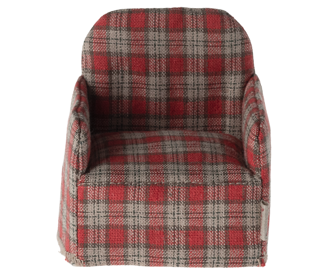 Chair, Mouse - Red checker