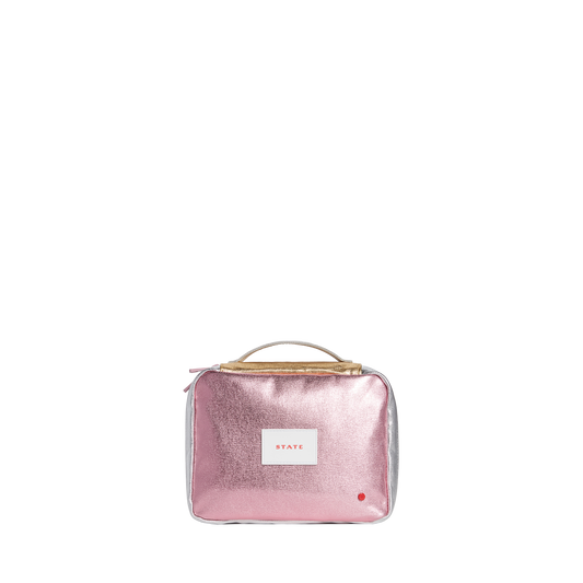 Bensen Toiletry Kit - Pink Silver