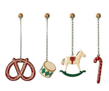 Metal Ornament Set - Peter's Christmas, Green