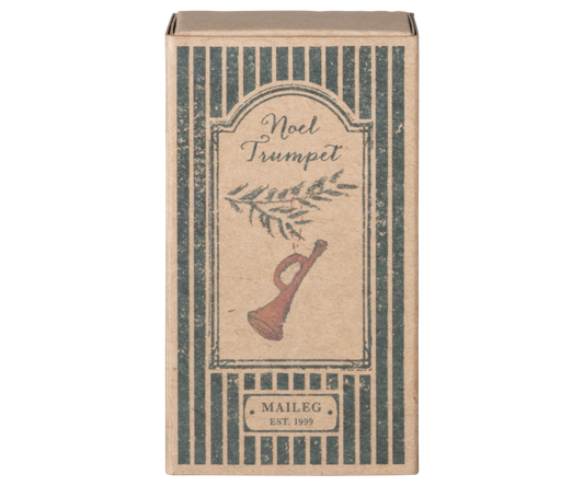 Metal ornament, Trumpet - Red