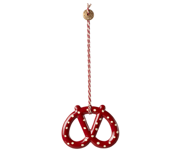Metal ornament, Pretzel - Dot