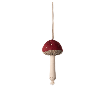 Mushroom ornament - Red