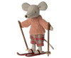 Winter Mouse with Ski Set, Big Sister