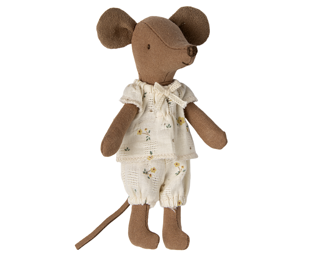 Big Sister Mouse in Box - Pyjamas Maileg Gift Set for Kids