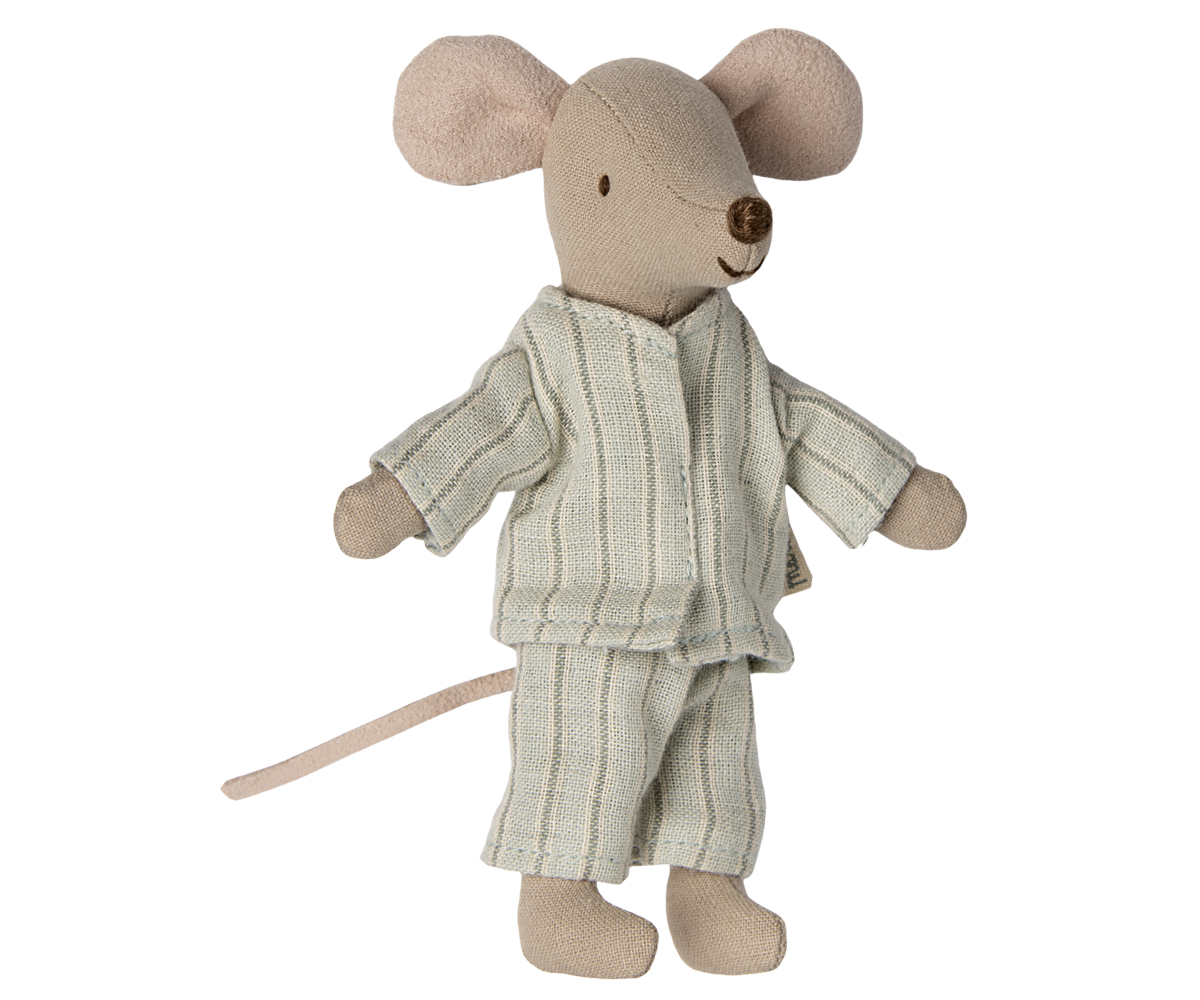 Mint Big Brother Mouse in Box - Adorable Maileg Gift Idea