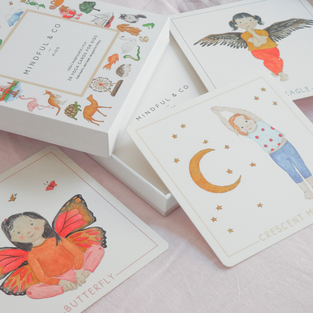 Yoga Flash Cards by Mindful And Co Kids USA