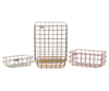Metal basket set, 4 pcs