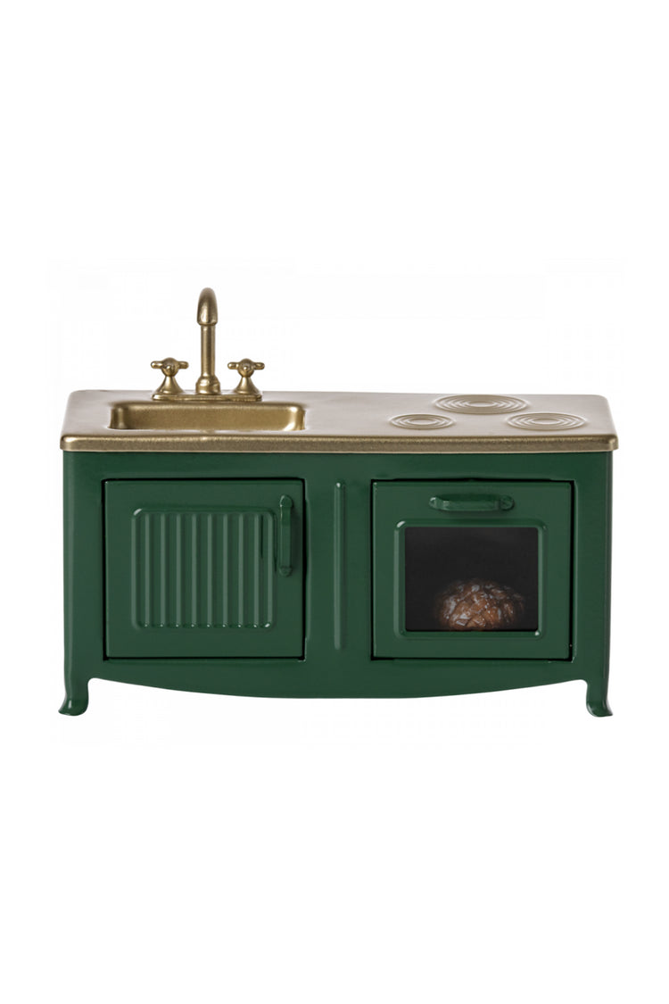 Dark Green Maileg Kitchen: Petite Size for Mouse Play