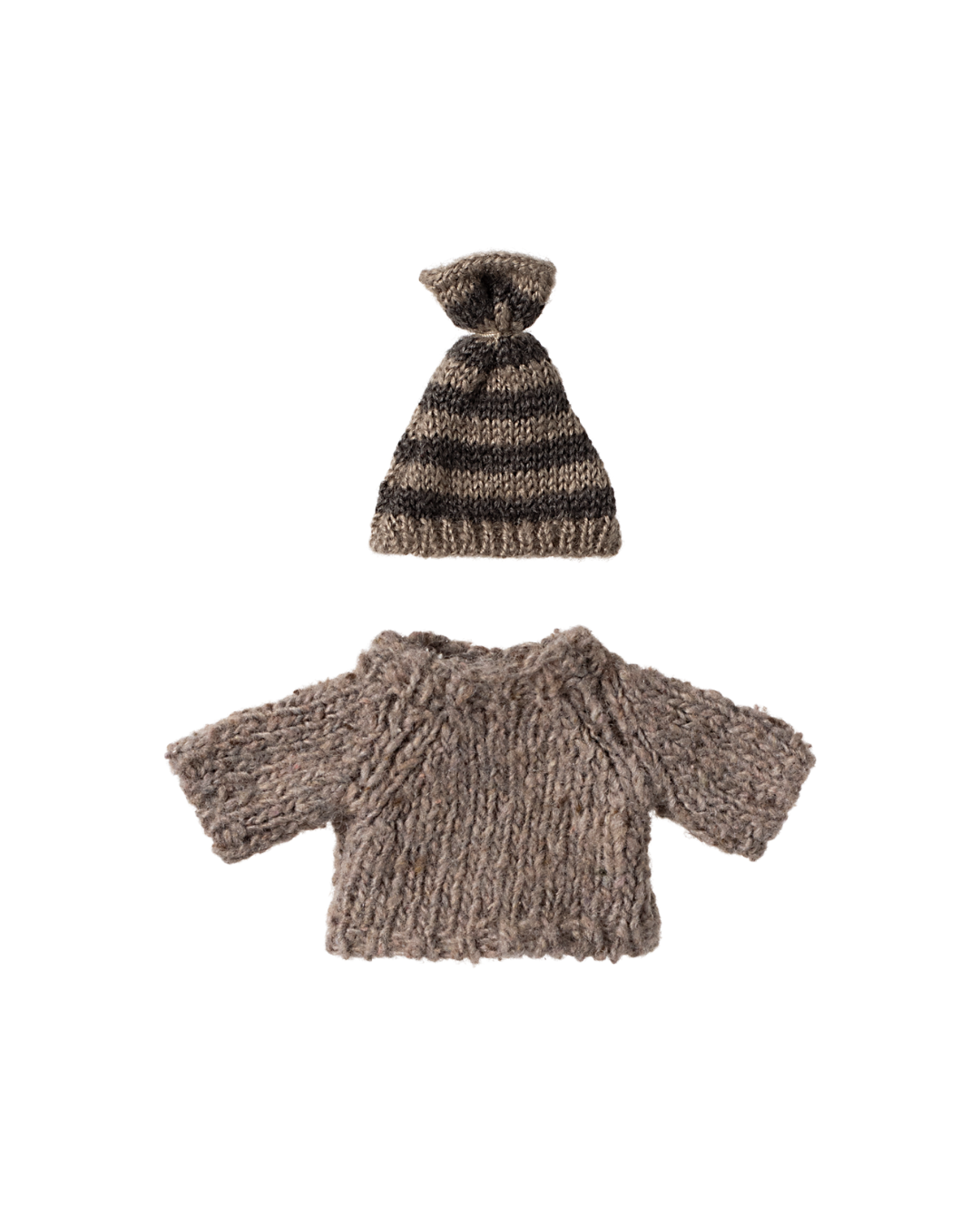 Knitted sweater and hat, Big brother mouse