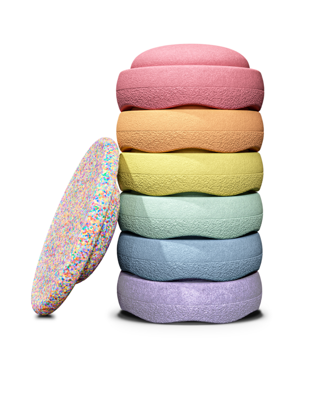 Stapelstein® Super Confetti Rainbow Set pastel