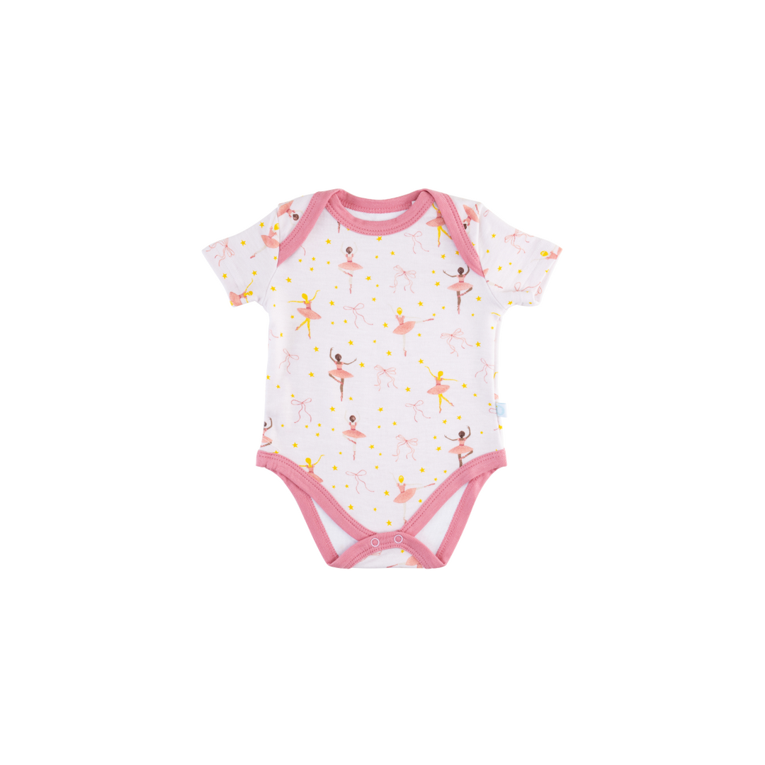 Baby Short-Sleeve Bamboo Bodysuit